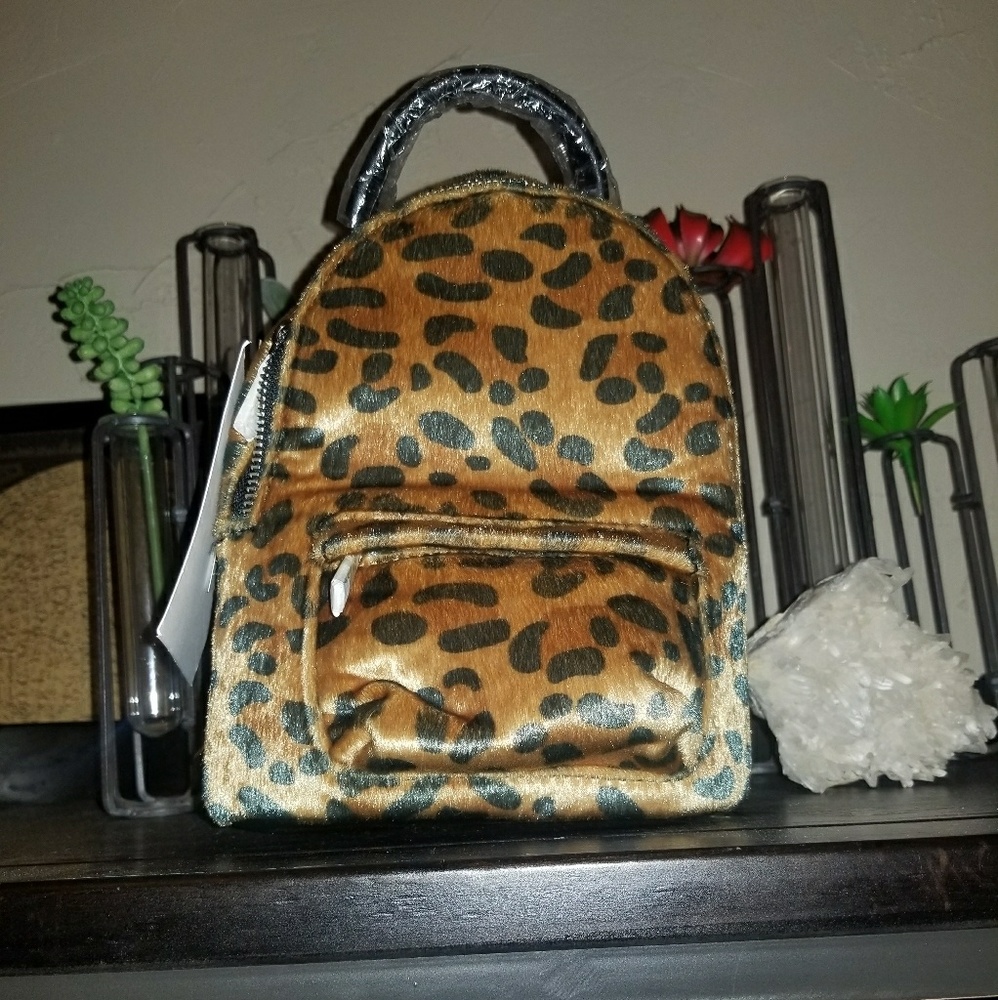 *SOLD* BP Faux Fur Mini Backpack